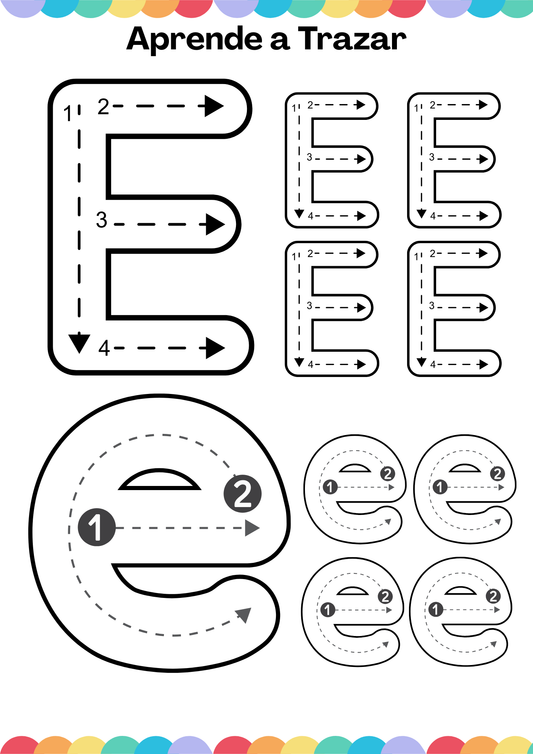 Learning the Letter E – e Educational PDF for Kids