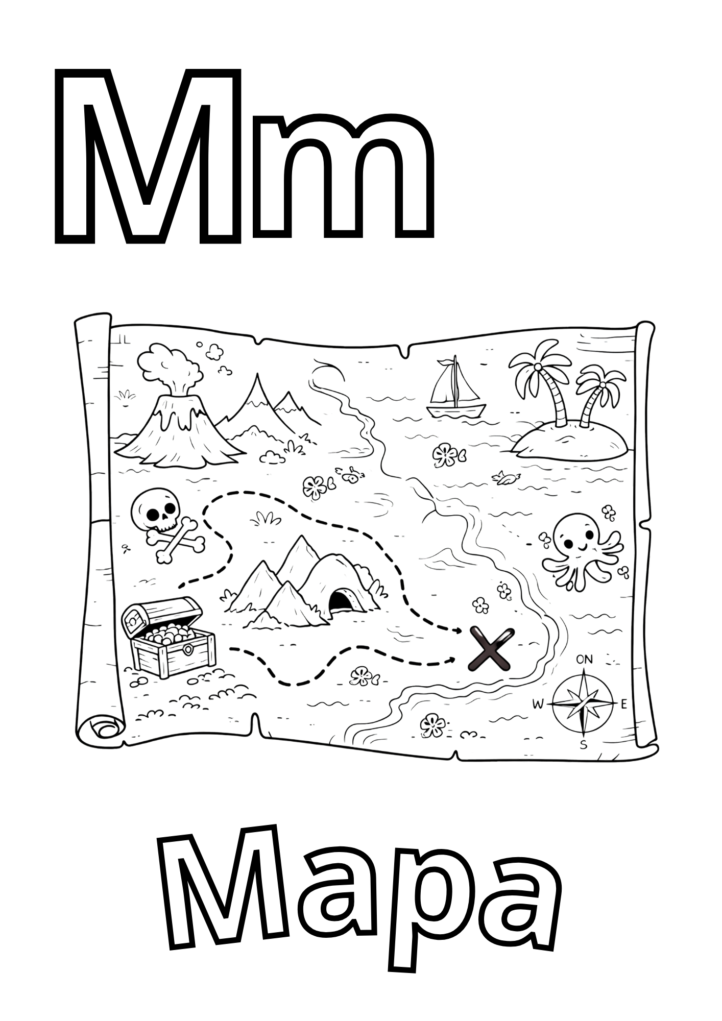 Abecedario en Español para Colorear - Educational PDF for Children