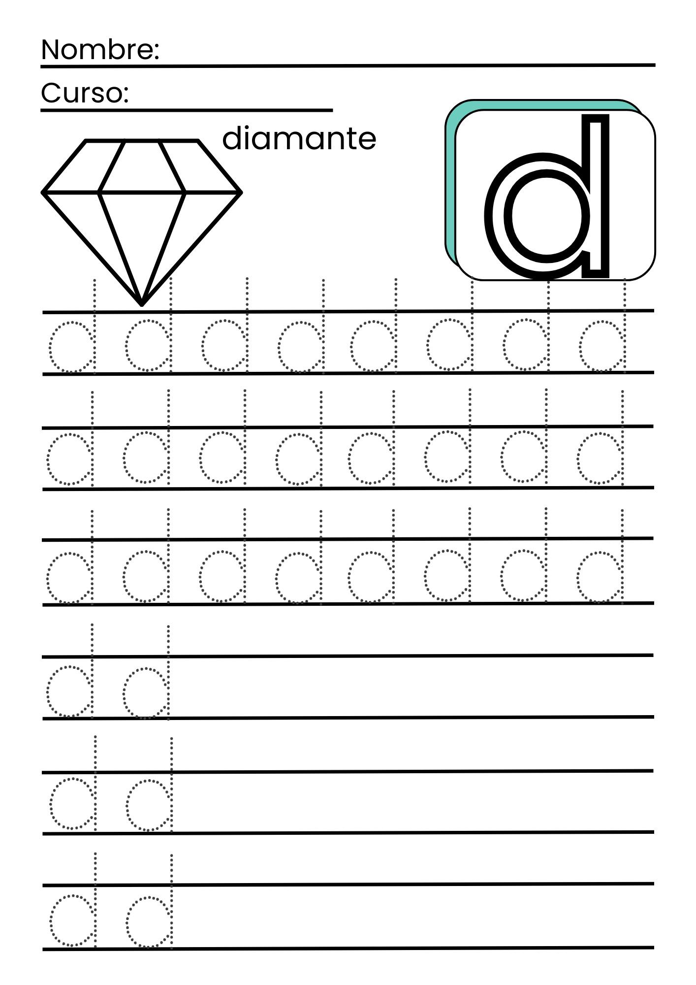 Learning to Trace the Letters in Spanish