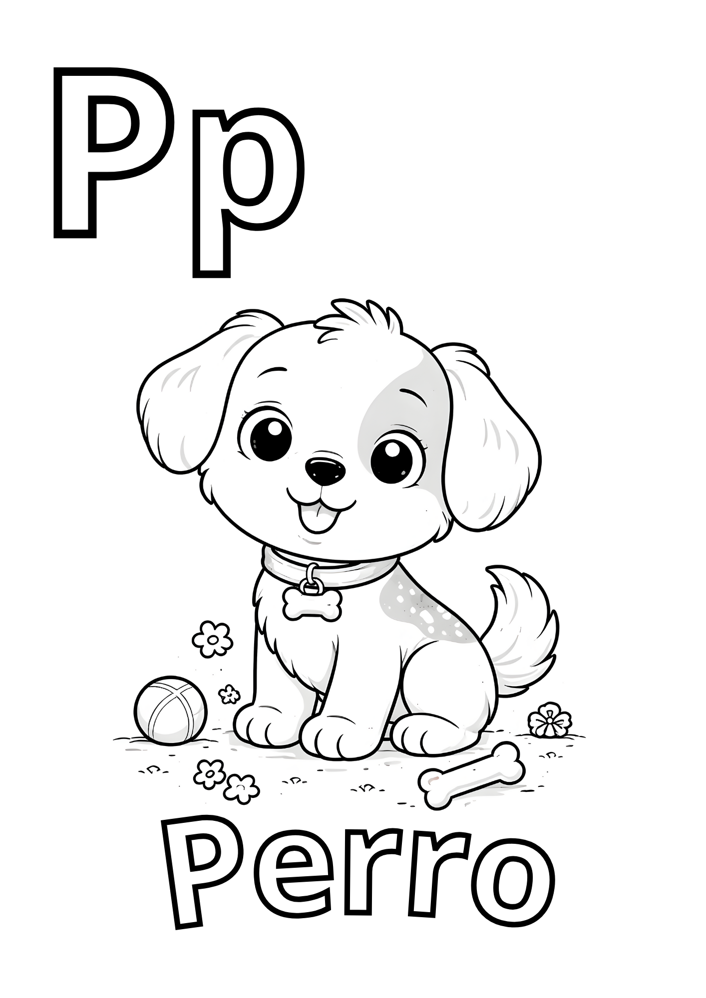 Abecedario en Español para Colorear - Educational PDF for Children