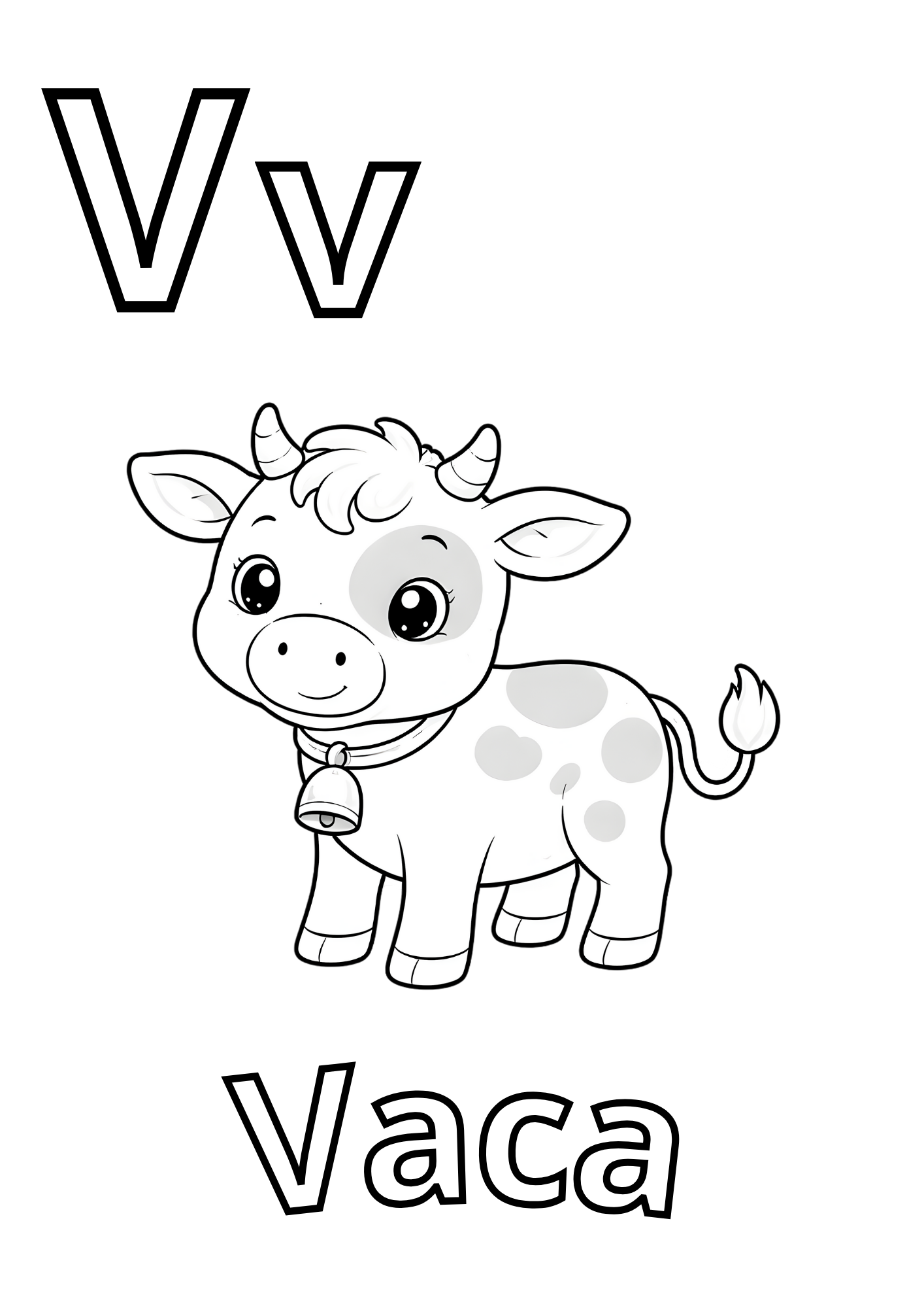 Abecedario en Español para Colorear - Educational PDF for Children