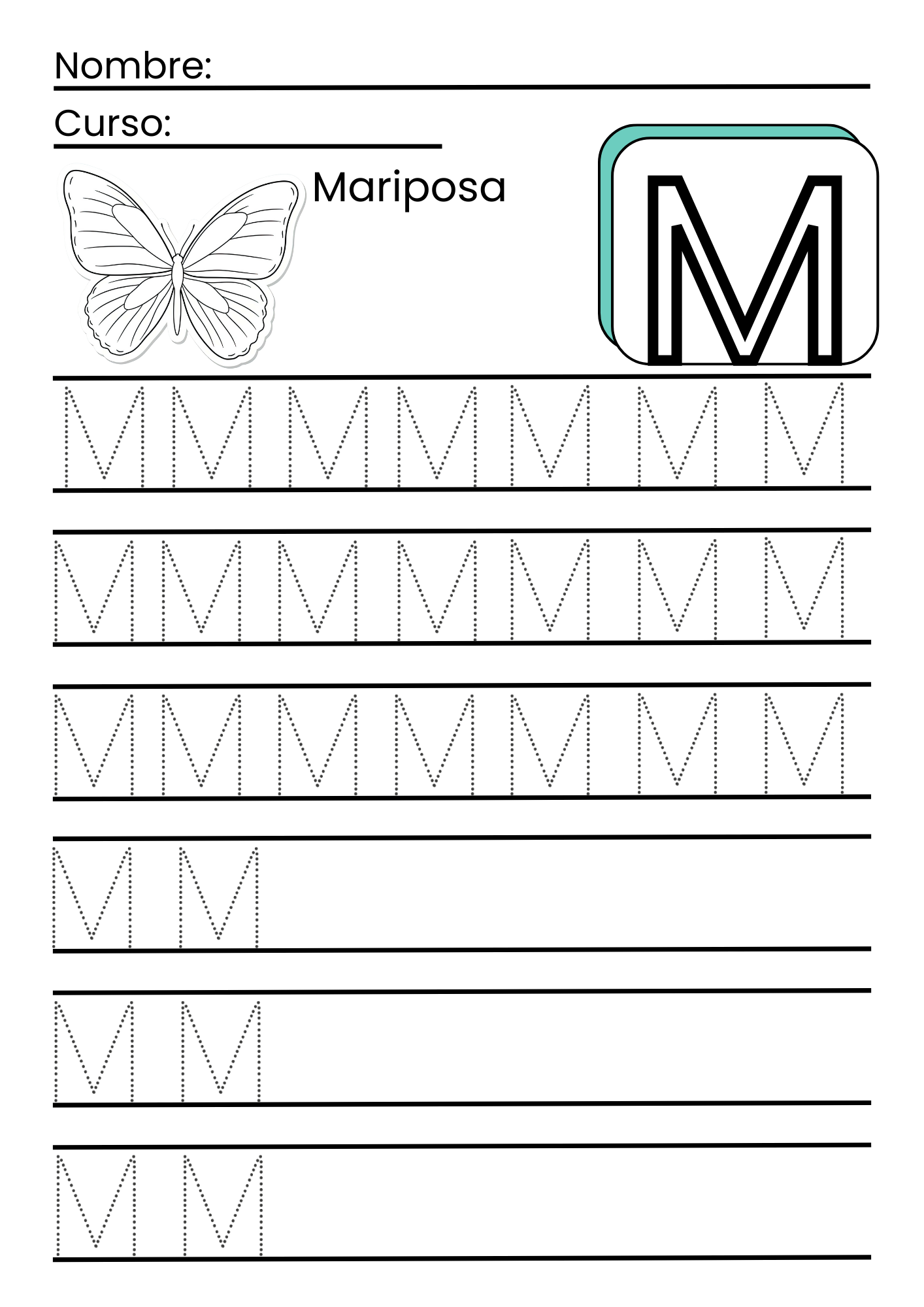 Learning to Trace the Letters in Spanish