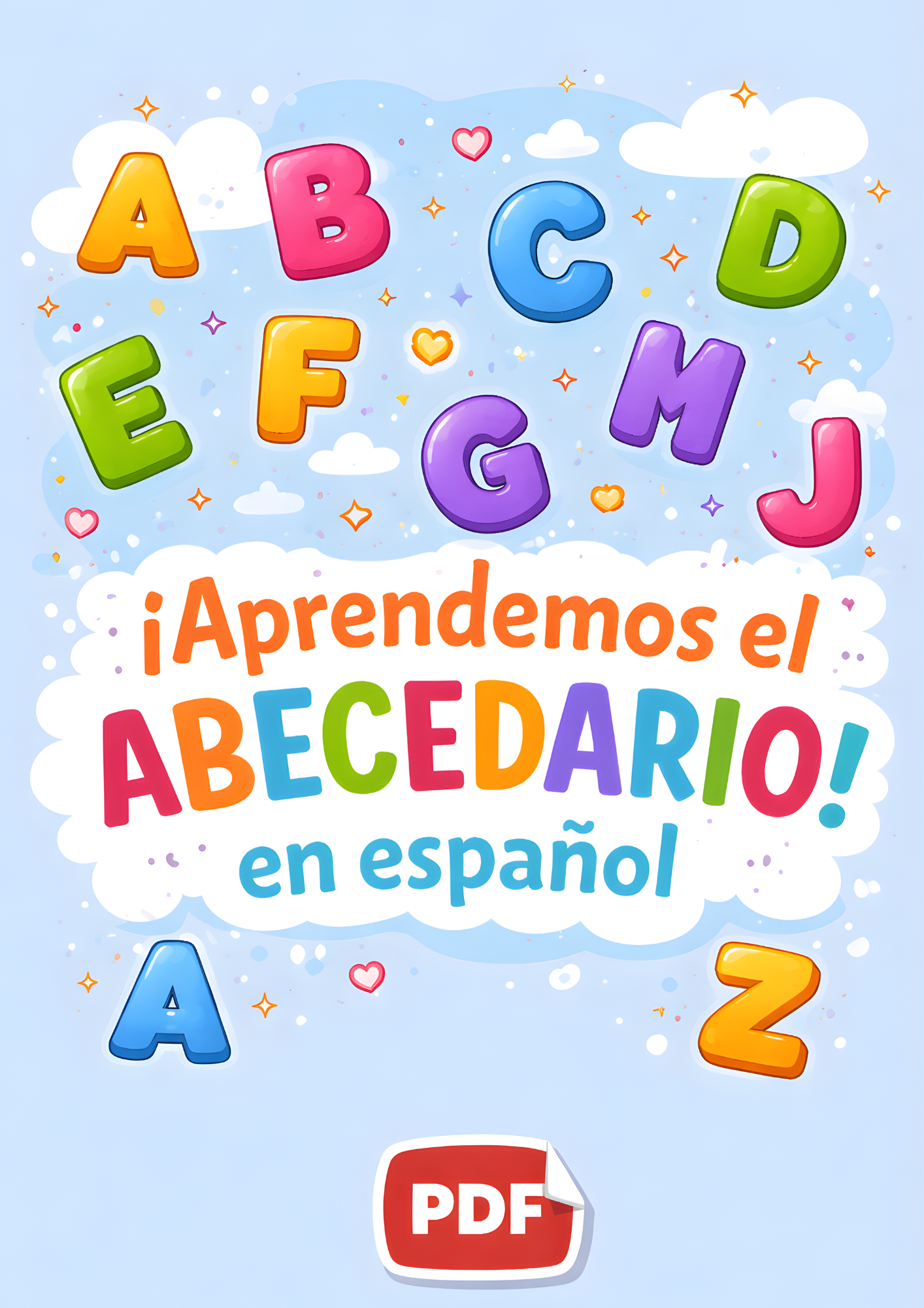 Abecedario en Español para Colorear - Educational PDF for Children