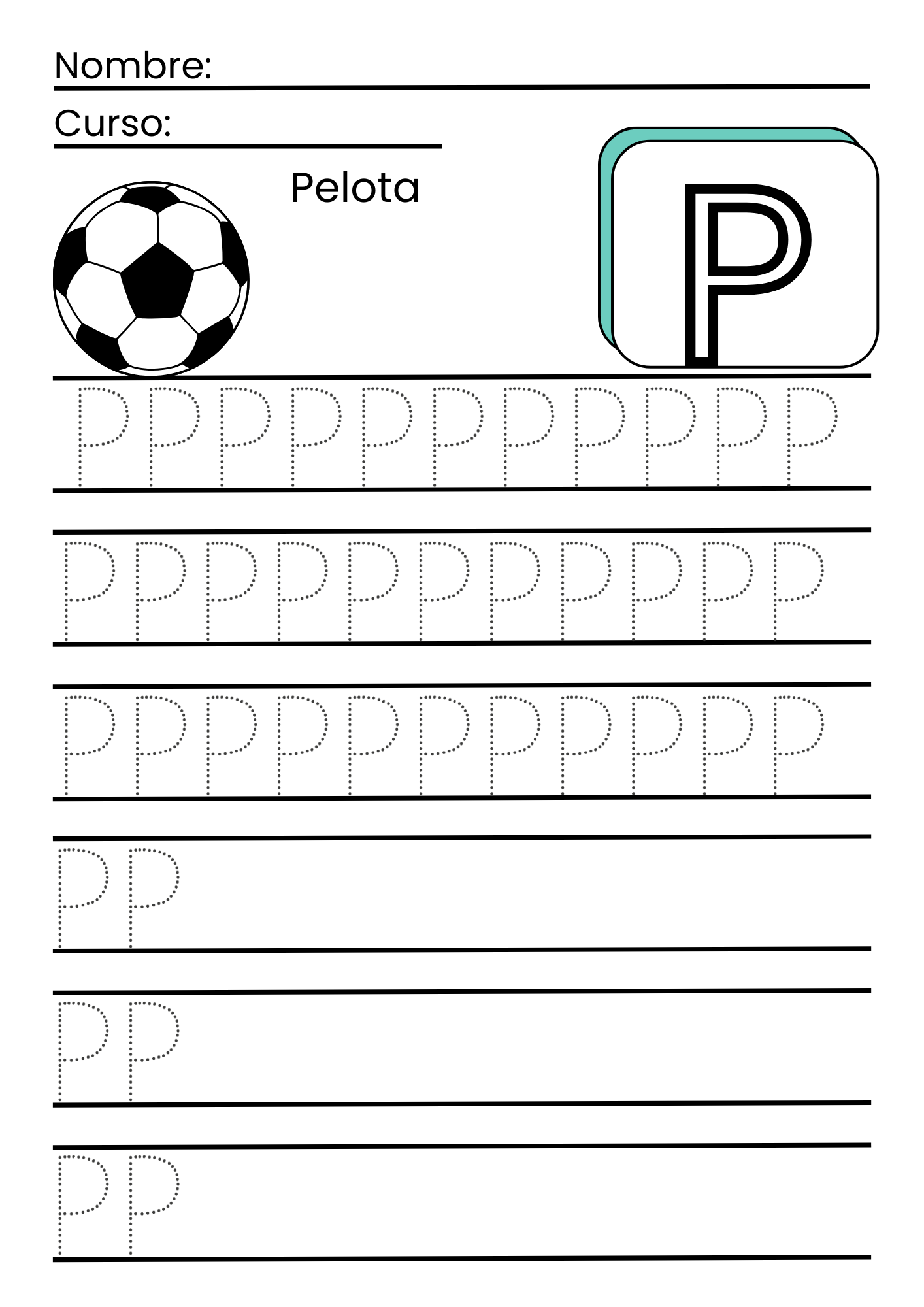 Learning to Trace the Letters in Spanish