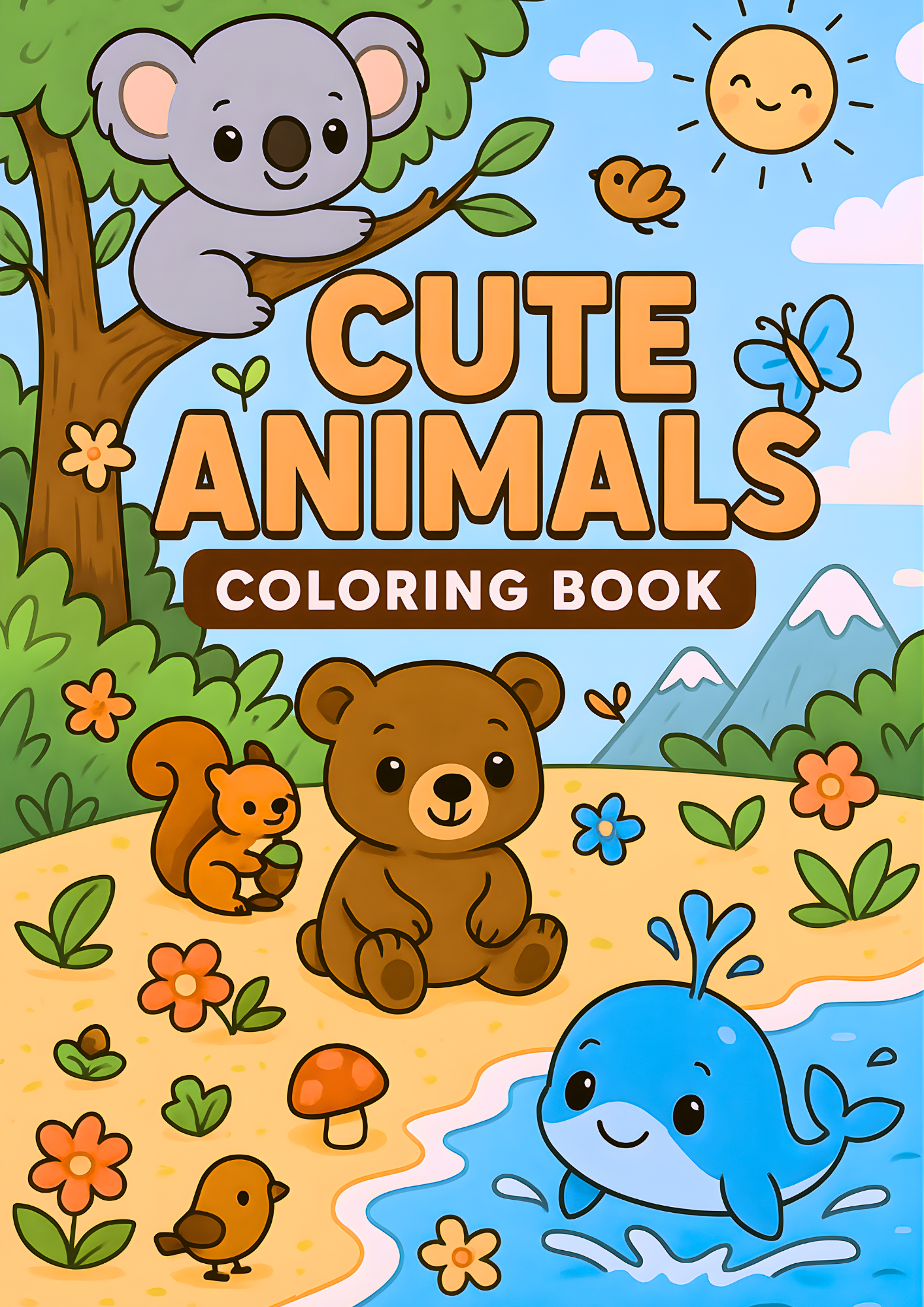 Lindo libro para colorear de animales