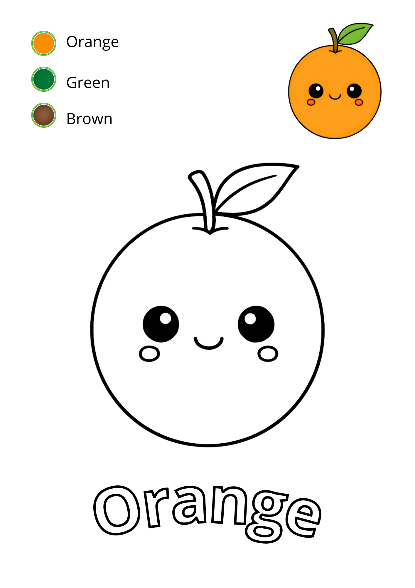 Aprendiendo colores con frutas