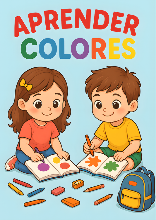 I learn colors in Spanish