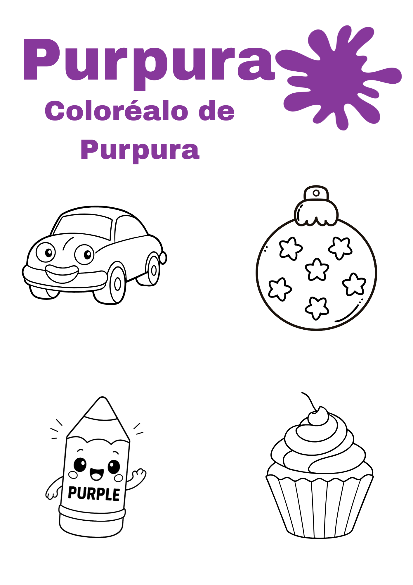 I learn colors in Spanish