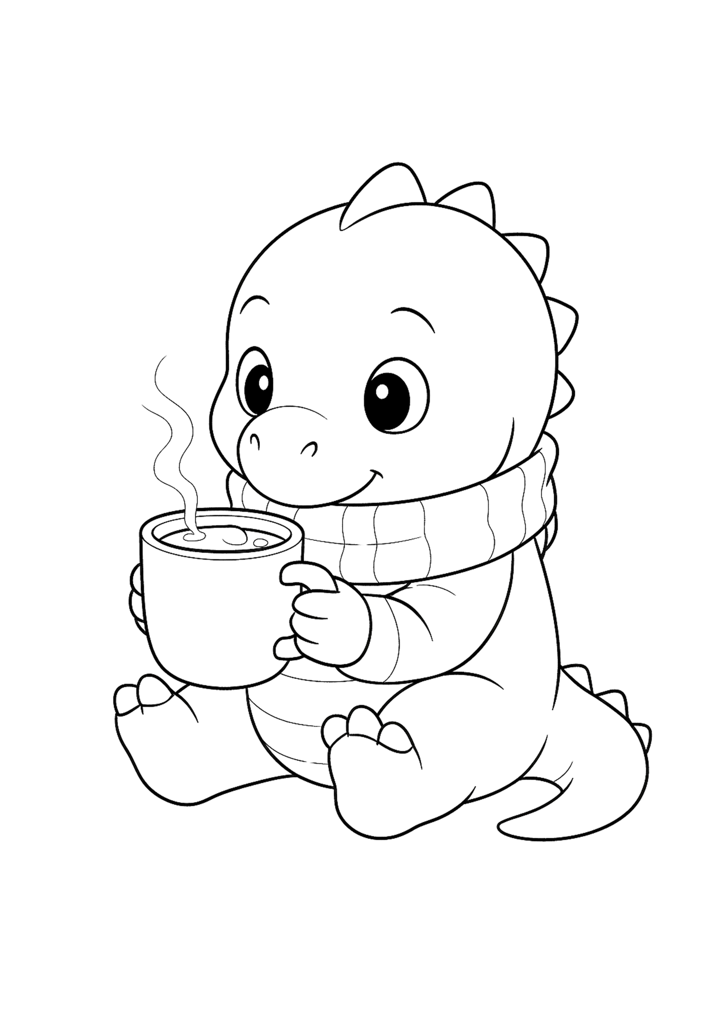 Libro para colorear de dinosaurios