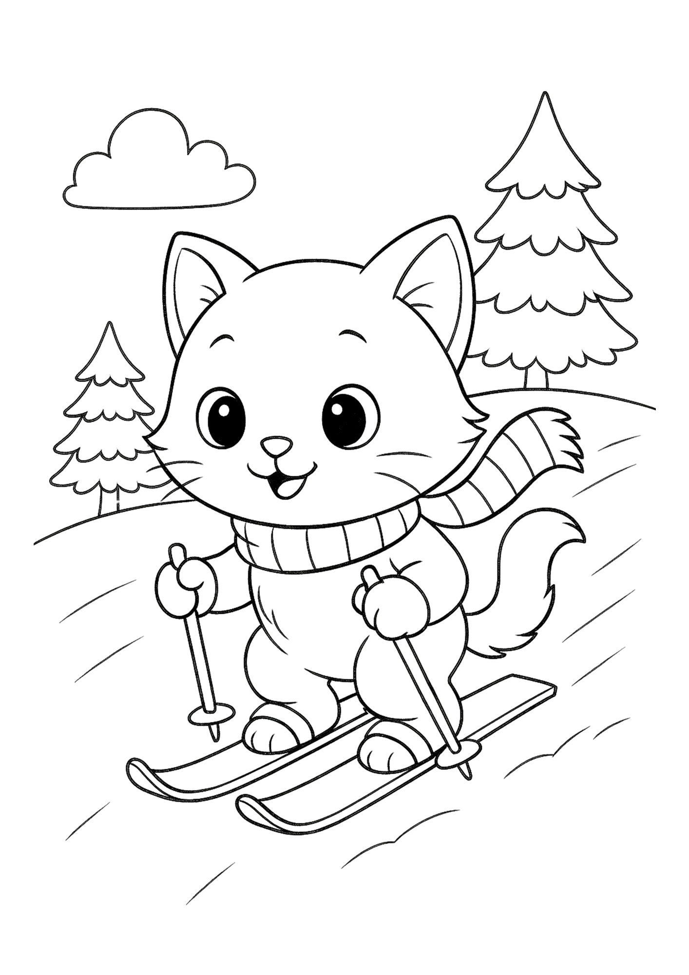 Cats Coloring Book