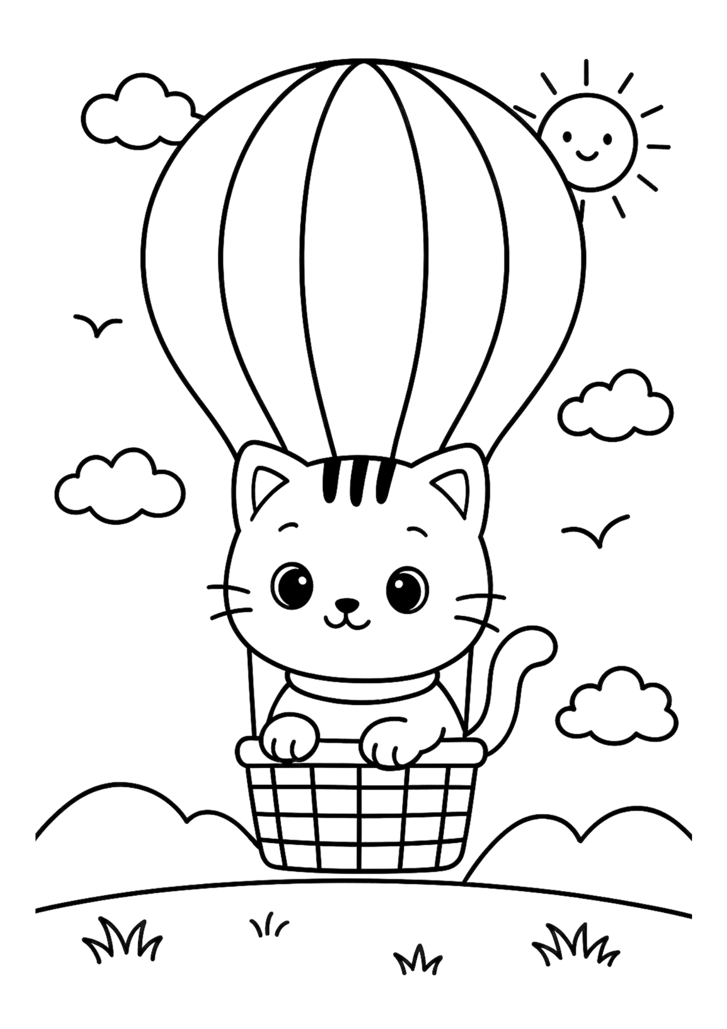 Cats Coloring Book