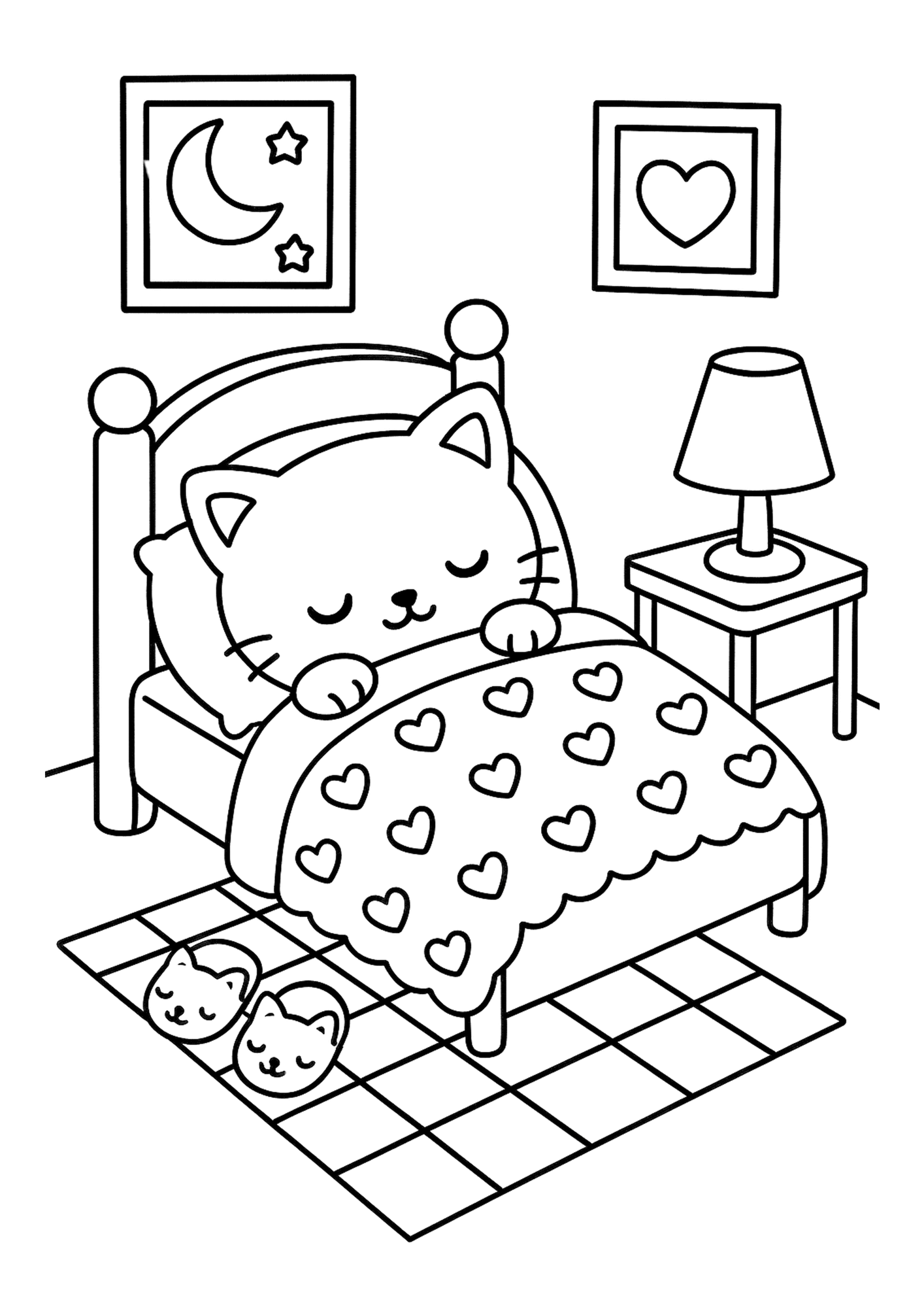 Cats Coloring Book