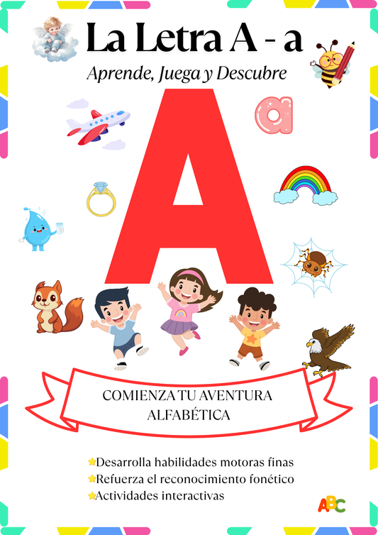 Learn, Play, and Discover the Letter A - a Spanish