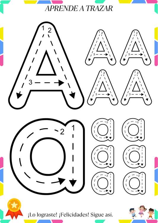 Learn, Play, and Discover the Letter A - a Spanish
