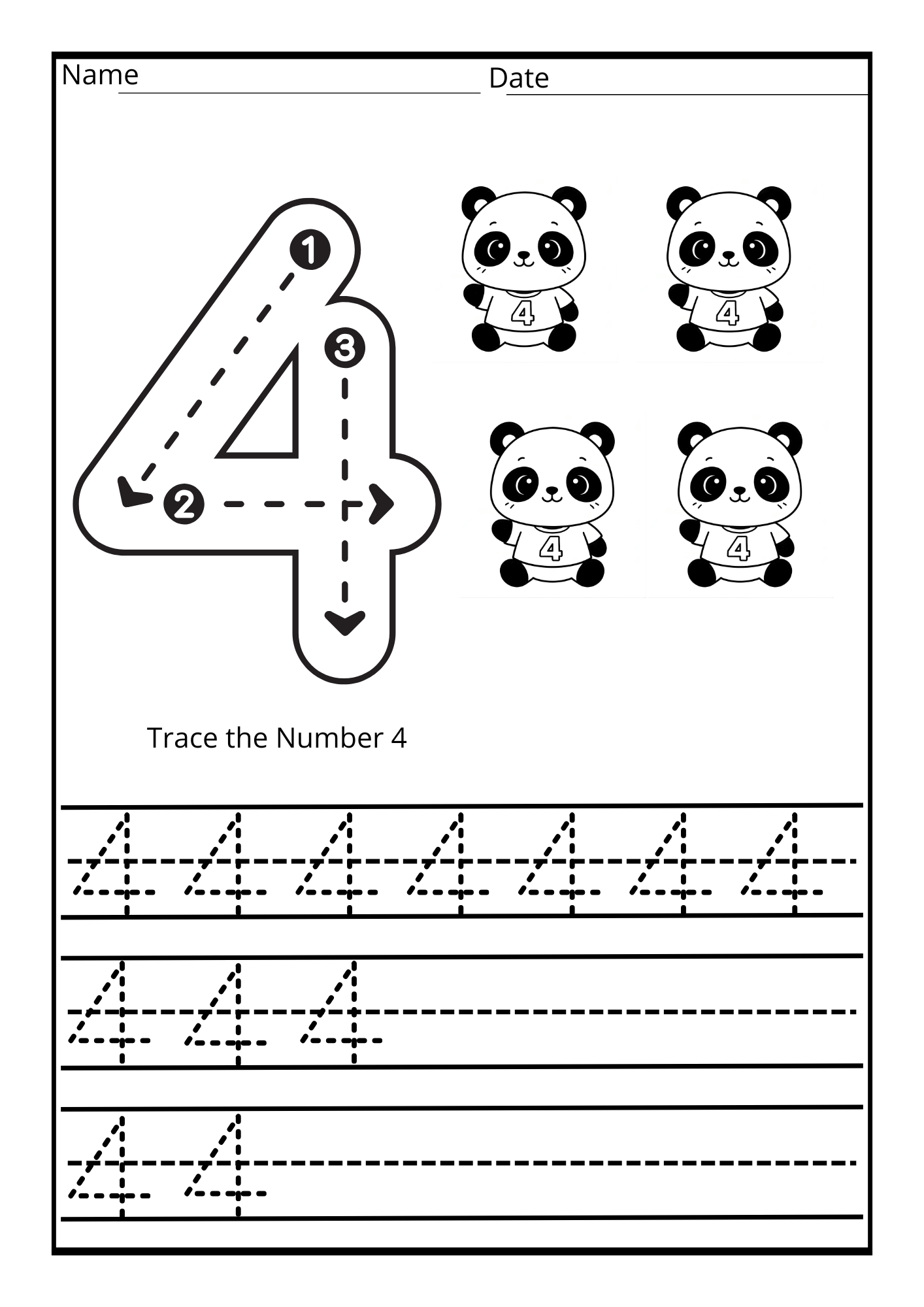 Aprendiendo los números del 1 al 10 