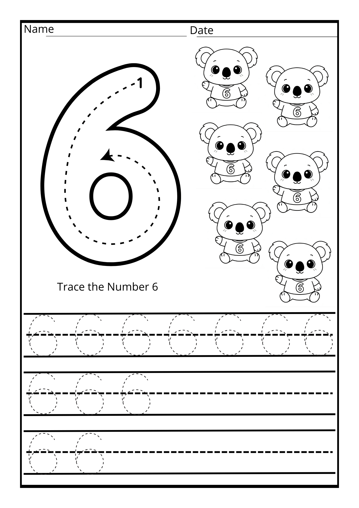 Aprendiendo los números del 1 al 10 