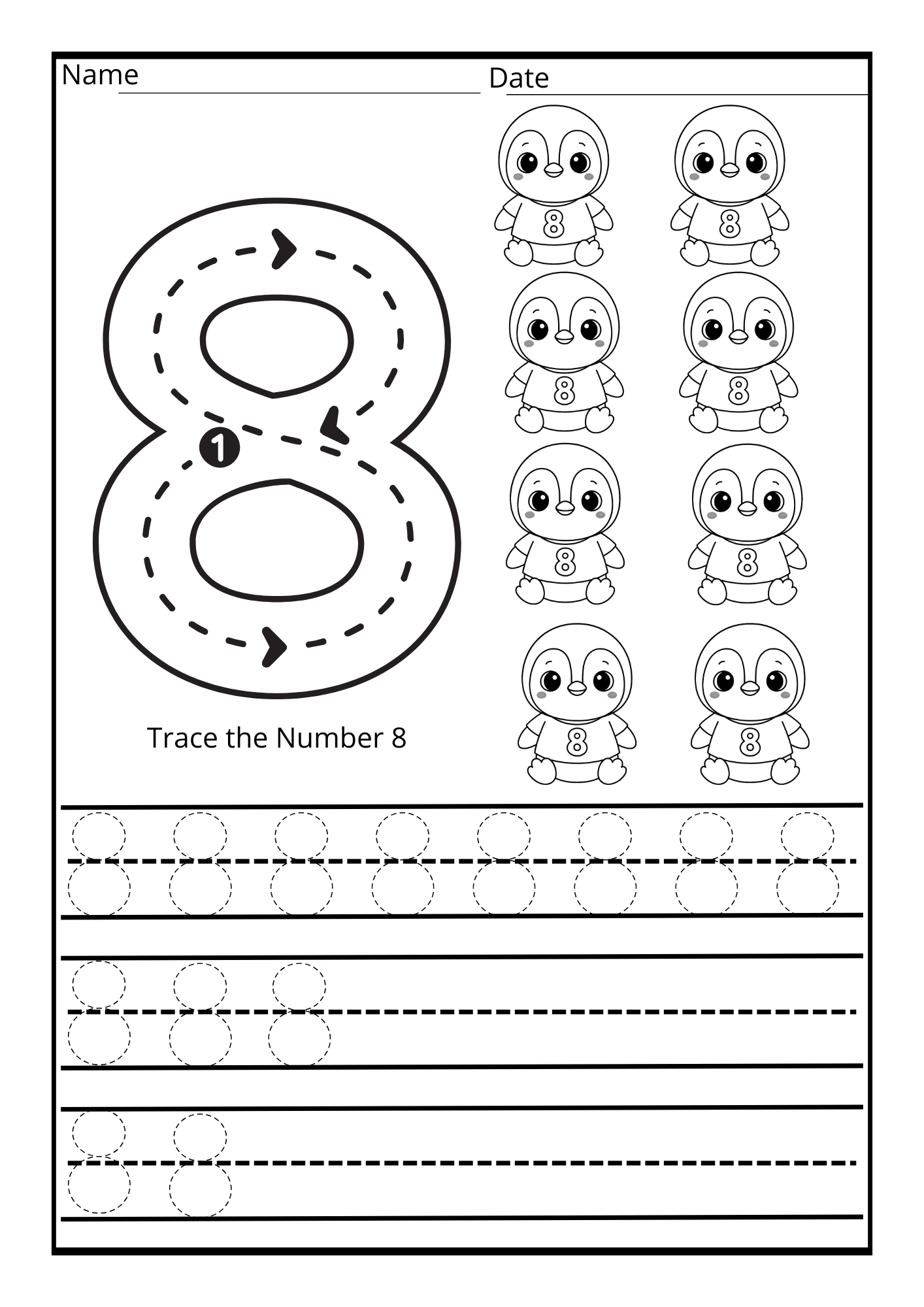 Aprendiendo los números del 1 al 10 